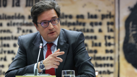 El ministro para la Transformación Digital y de la Función Pública, Óscar López, comparece ante la Comisión de Función Pública del Senado para informar sobre Muface.