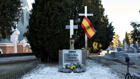 división azul EP Panteón de la División Azul en el cementerio de la Almudena, en Madrid.