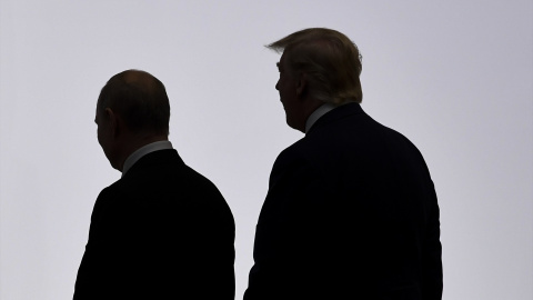 Vladimir Putin y Donald Trump, en la cumbre del G-20 de Osaka (Japón), en junio de 2019.