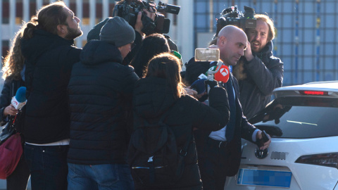 El expresidente de la Real Federación Española de Fútbol (RFEF) Luis Rubiales, en una foto de archivo de febrero.