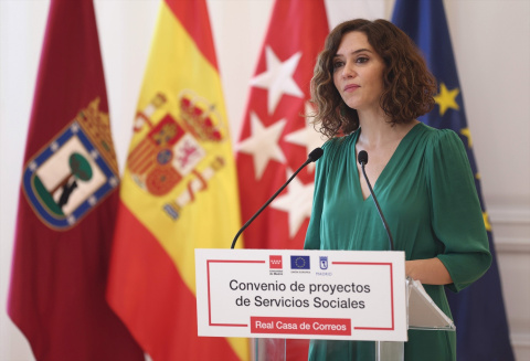 La presidenta de la Comunidad de Madrid, Isabel Díaz Ayuso. Eduardo Parra / Europa Press