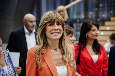  Begoña Gómez durante el acto de clausura del Congreso Ruraltivity, en las Torres Kio de Madrid, a 15 de junio de 2022, en Madrid (España).- EUROPA PRESS