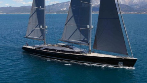 'Badis 1', el nuevo yate de Mohamed VI. Foto: Perini Navi.