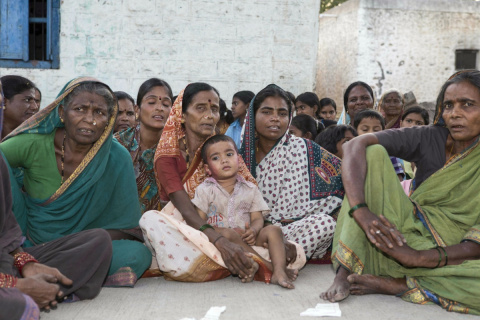 Mujeres devadasi y sus hijos