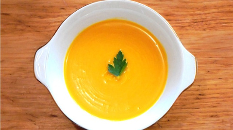 Calabaza en crema. 