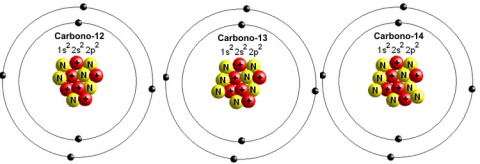 Isótopos naturales del carbono