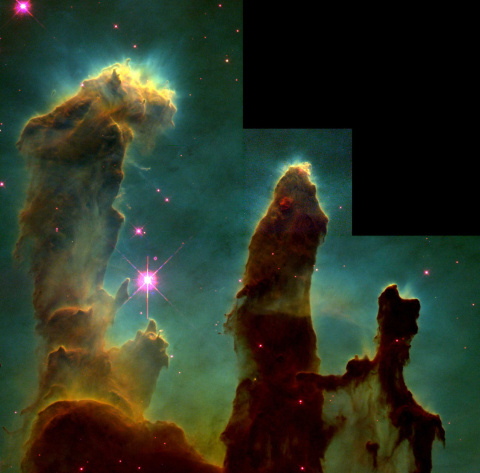 Los Pilares de la Creación (Nebulosa del Águila)