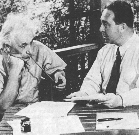 Alberto Einstein y Leo Szilard