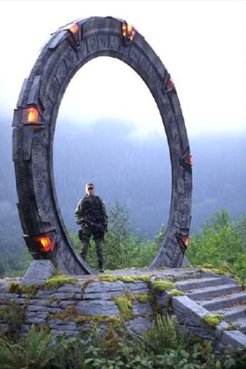 El "portal" de la serie de ficción Stargate SG-1.