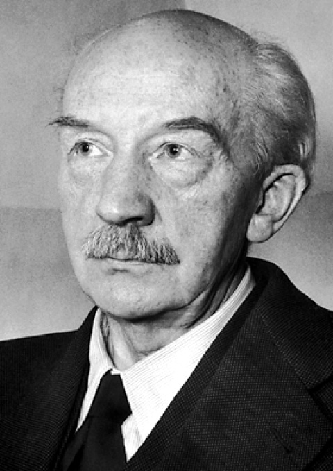 Dr. Walther Bothe en 1957. Imagen: Wikimedia Commons.