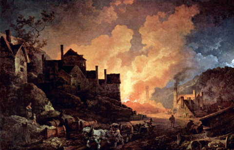 Coalbrookdale de Noche (1801)