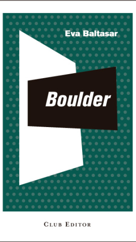 Portada de 'Boulder', d'Eva Baltasar.