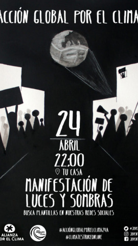 Imagen manifestación ecologista virtual 24 de abril a las 22:00 horas. / ARCHIVO