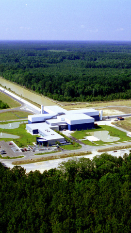 Vista aérea del detector LIGO