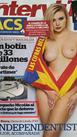 Portada de la revista Interviú con el artículo "El pequeño Nicolás al policía que le detuvo: 'Vente a Guinea y te hago ministro'"