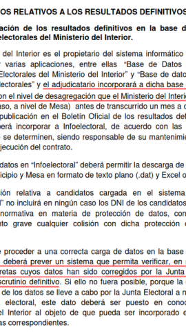 Pliegos de condiciones técnicas del contrato.