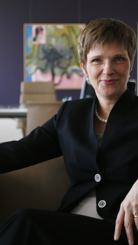 Fotografía de 2014 de la vicepresidenta del Bundesbank (el banco central de Alemania), Claudia Buch. REUTERS/Ralph Orlowski