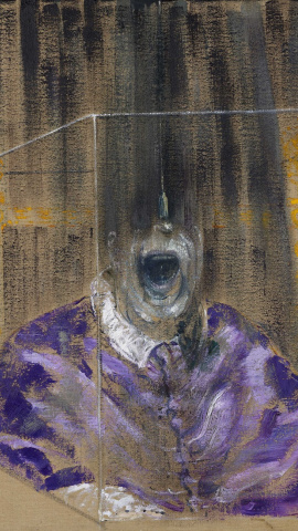 'Cabeza VI' (1949), retrato de la serie del Papa Inocencio X, de Francis Bacon