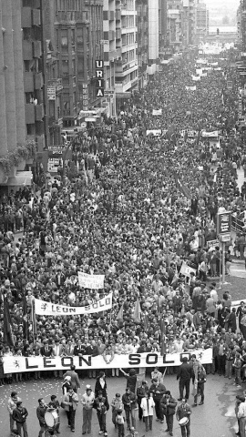 El 4 de mayo de 1984 más de 90.000 leoneses pidieron la Autonomía para León en la manifestación más histórica de la capital.