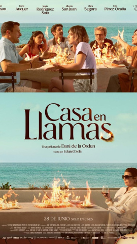 Cartel de la película 'Casa en llamas'.