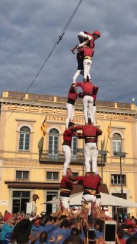 Castells a la Festa Major de Palafrugell