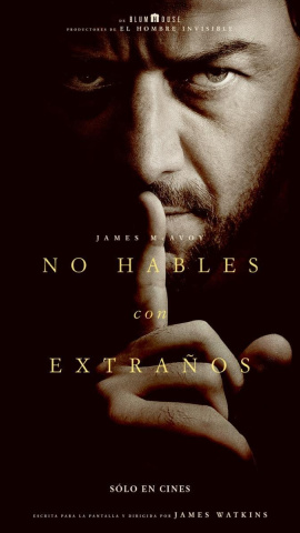 Cartel de la película 'No hables con extraños'.