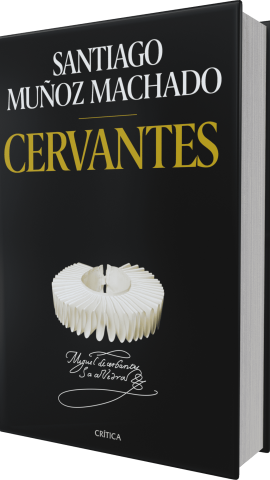 Portada de 'Cervantes', libro de Santiago Muñoz