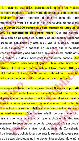 Testimonio del Testigo Protegido 20 sobre la Caja B del Grupo Cursach.