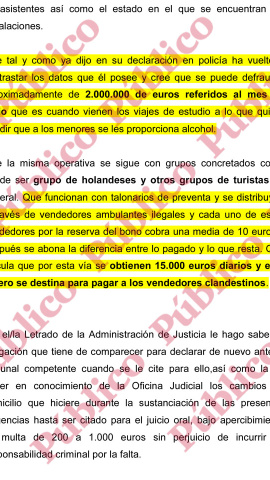 Testimonio del Testigo Protegido 20 sobre la Caja B del Grupo Cursach.