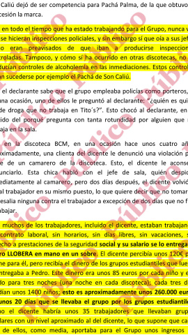 Testimonio del Testigo Protegido 32 sobre la Caja B del Grupo Cursach.