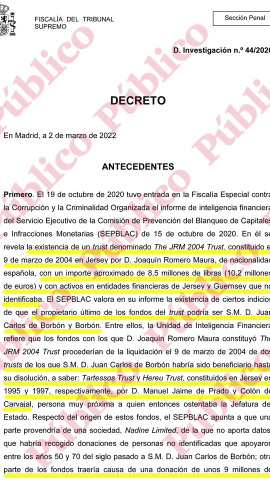 El entramado que ahora avala la Fiscalía del Supremo