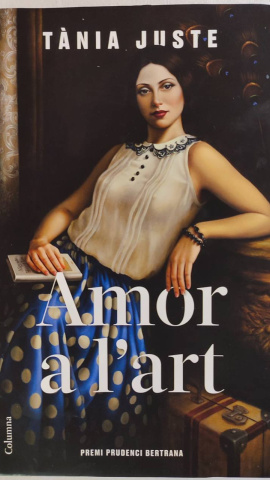 Portada del llibre 'Amor a l'art', de Tània Juste.