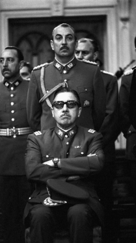 Pinochet fotografiado por Gerretsen