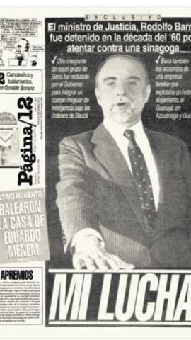 Portada de 'Página 12'