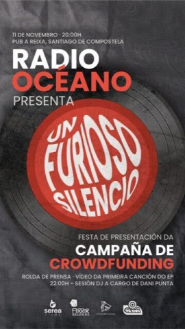 11/11/22 Carátula de "Un silencio furioso", de Radio Océano.