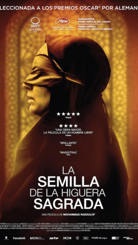 Cartel de la película 'La semilla de la higuera sagrada'.