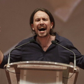 Perdone, ¿puede sacar a Iglesias un poco más enfadado? Así. Así mucho mejor. Dónde va a parar… EFE