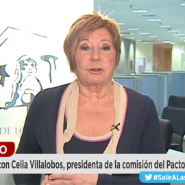 Celia Villalobos durante su intervención en 'Espejo Público'