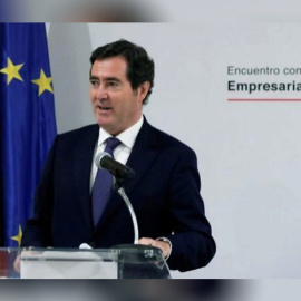 El presidente de la CEOE Antonio Garamendi.- EFE