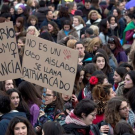 Manifestación del 8-M en Madrid.- EFE Madrid