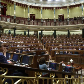 Vista del pleno del Congreso  de los Diputados. EFE