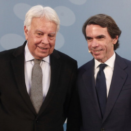 Los expresidentes Felipe González (i) y José María Aznar, en una imagen de archivo. - Eduardo Parra/ EUROPA PRESS