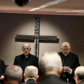 Celebración de un plenario de la Conferencia Episcopal Española. EFE