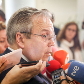  El exconcejal socialista Antonio Miguel Carmona ofrece declaraciones a los medios en el Edificio de Grupos del Ayuntamiento de Madrid.Fecha: 14/06/2019.- EUROPA PRESS