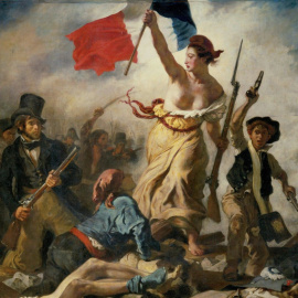 'La Libertad guiando al pueblo', de Eugène Delacroix