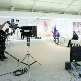 Xabier Fortes entrevista al presidente del Gobierno, Pedro Sánchez. RTVE