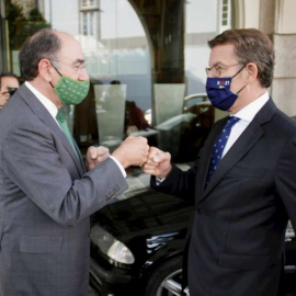 Ignacio Sánchez Galán y Alberto Núñez Feijóo en un acto en A Coruña de reconocimiento al presidente de Iberdrola, Ignacio Sánchez Galán.- EFE, Cabalar