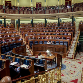 El Congreso de los Diputados, el 7 de marzo, durante el debate sobre la toma en consideración de la reforma presentada por el PSOE para la ley del ‘solo sí es sí’.Ricardo Rubio / Europa Press