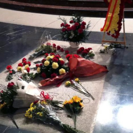  Foto de archivo de un oficio religioso en la Basílica del Valle de los Caídos EFE