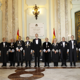  Imagen de apertura del año judicial encabezado por el rey Felipe VI.- CASA REAL